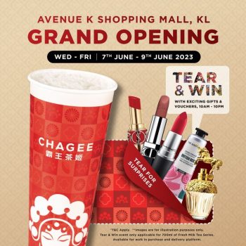 CHAGEE-Opening-Promotions-at-Avenue-K-350x350 - Beverages Food , Restaurant & Pub Kuala Lumpur Promotions & Freebies Selangor 
