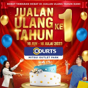 COURTS-1st-Year-Anniversary-Promotion-at-Mitsui-Outlet-Park-350x350 - Electronics & Computers Home Appliances IT Gadgets Accessories Promotions & Freebies Selangor 