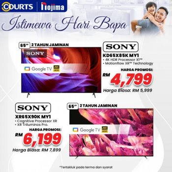 COURTS-Samsung-Sony-TV-Fathers-Day-Promotion-1-350x350 - Computer Accessories Electronics & Computers Home Appliances IT Gadgets Accessories Johor Kedah Kelantan Kuala Lumpur Melaka Negeri Sembilan Pahang Penang Perak Perlis Promotions & Freebies Putrajaya Sabah Sarawak Selangor Terengganu 