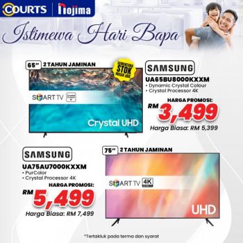 COURTS-Samsung-Sony-TV-Fathers-Day-Promotion-4-350x350 - Computer Accessories Electronics & Computers Home Appliances IT Gadgets Accessories Johor Kedah Kelantan Kuala Lumpur Melaka Negeri Sembilan Pahang Penang Perak Perlis Promotions & Freebies Putrajaya Sabah Sarawak Selangor Terengganu 