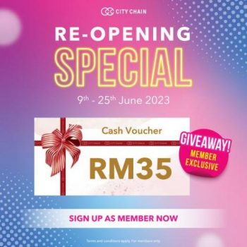 City-Chain-Re-Opening-Promotion-at-Sunway-Carnival-Mall-350x350 - Gifts , Souvenir & Jewellery Jewels Penang Promotions & Freebies 