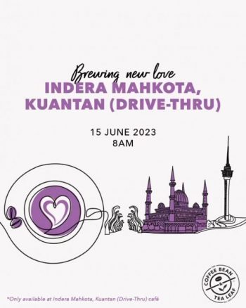 Coffee-Bean-Drive-thru-Opening-Promotion-at-Indera-Mahkota-Kuantan-350x438 - Beverages Food , Restaurant & Pub Pahang Promotions & Freebies 
