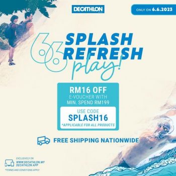 Decathlon-6.6-Splash-Refresh-Deal-350x350 - Apparels Fashion Accessories Fashion Lifestyle & Department Store Footwear Johor Kedah Kelantan Kuala Lumpur Melaka Negeri Sembilan Online Store Pahang Penang Perak Perlis Promotions & Freebies Putrajaya Sabah Sarawak Selangor Sportswear Terengganu 
