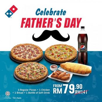 Dominos-Pizza-Fathers-Day-Promotion-350x350 - Beverages Food , Restaurant & Pub Johor Kedah Kelantan Kuala Lumpur Melaka Negeri Sembilan Online Store Pahang Penang Perak Perlis Pizza Promotions & Freebies Putrajaya Sabah Sarawak Selangor Terengganu 