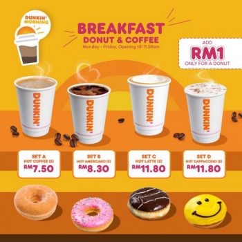 Dunkin-Breakfast-Donut-Coffee-Promotion-350x350 - Beverages Food , Restaurant & Pub Johor Kedah Kelantan Kuala Lumpur Melaka Negeri Sembilan Pahang Penang Perak Perlis Promotions & Freebies Putrajaya Sabah Sarawak Selangor Terengganu 
