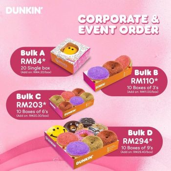 Dunkin-Corporate-Order-Delight-Deal-1-350x350 - Beverages Food , Restaurant & Pub Johor Kedah Kelantan Kuala Lumpur Melaka Negeri Sembilan Pahang Penang Perak Perlis Promotions & Freebies Putrajaya Sabah Sarawak Selangor Terengganu 