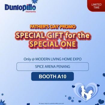 Dunlopillo-Fathers-Day-Promo-3-350x350 - Beddings Home & Garden & Tools Mattress Penang Promotions & Freebies 