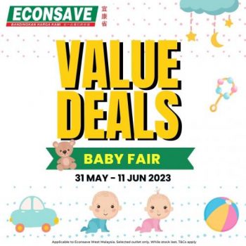 Econsave-Baby-Fair-Value-Deals-Promotion-350x350 - Baby & Kids & Parenting Babycare Johor Kedah Kelantan Kuala Lumpur Melaka Negeri Sembilan Pahang Penang Perak Perlis Promotions & Freebies Putrajaya Selangor Supermarket & Hypermarket Terengganu 