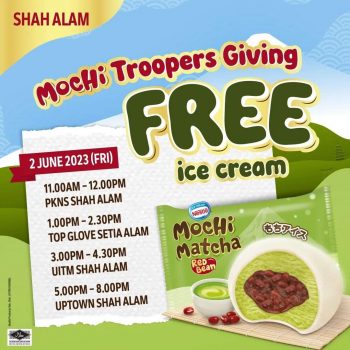 Free-Mochi-Matcha-Red-Bean-ice-cream-Giveaways-350x350 - Beverages Food , Restaurant & Pub Ice Cream Kuala Lumpur Promotions & Freebies Putrajaya Selangor 