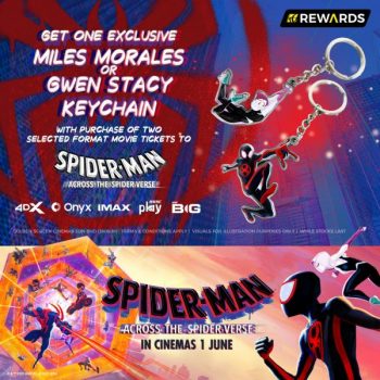 GSC-Free-SpideMan-Miles-Morales-or-Gwen-Stacy-Keychain-Promotion-350x350 - Cinemas Johor Kedah Kelantan Kuala Lumpur Melaka Movie & Music & Games Negeri Sembilan Pahang Penang Perak Perlis Promotions & Freebies Putrajaya Sabah Sarawak Selangor Terengganu 