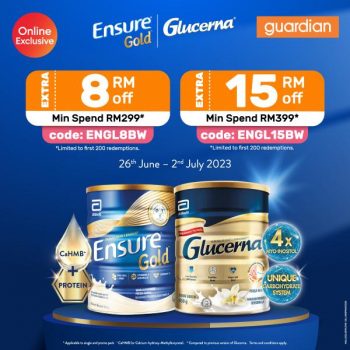 Guardian-Online-Ensure-Gold-Glucerna-Promotion-350x350 - Beauty & Health Health Supplements Johor Kedah Kelantan Kuala Lumpur Melaka Negeri Sembilan Online Store Pahang Penang Perak Perlis Personal Care Promotions & Freebies Putrajaya Sabah Sarawak Selangor Terengganu 