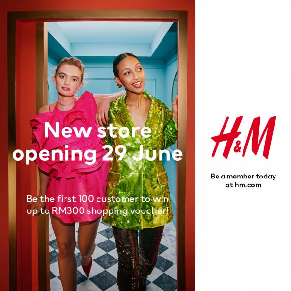 29 Jun 2023: H&M Opening Promotion at Queensbay Mall - EverydayOnSales.com