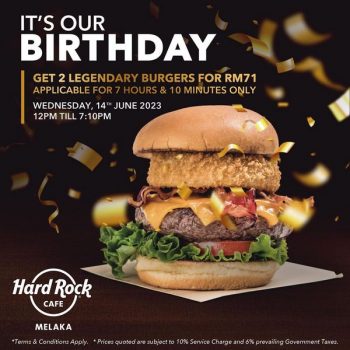 Hard-Rock-Cafe-Melaka-Anniversary-Deal-350x350 - Beverages Food , Restaurant & Pub Melaka Promotions & Freebies 