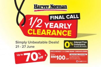 Harvey-Norman-1-2-Yearly-Clearance-Sale-2-350x232 - Beddings Computer Accessories Electronics & Computers Furniture Home & Garden & Tools Home Appliances Home Decor Johor Kedah Kelantan Kitchen Appliances Kuala Lumpur Melaka Negeri Sembilan Online Store Pahang Penang Perak Perlis Putrajaya Sabah Sarawak Selangor Terengganu Warehouse Sale & Clearance in Malaysia 