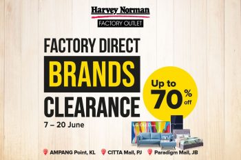 Harvey-Norman-Factory-Direct-Clearance-Sale-350x232 - Electronics & Computers Furniture Home & Garden & Tools Home Appliances Home Decor Johor Kitchen Appliances Kuala Lumpur Selangor Warehouse Sale & Clearance in Malaysia 