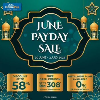 HomePro-June-Payday-Sale-350x350 - Electronics & Computers Furniture Home & Garden & Tools Home Appliances Home Decor Johor Kedah Kelantan Kitchen Appliances Kuala Lumpur Malaysia Sales Melaka Negeri Sembilan Online Store Pahang Penang Perak Perlis Putrajaya Sabah Sarawak Selangor Terengganu 