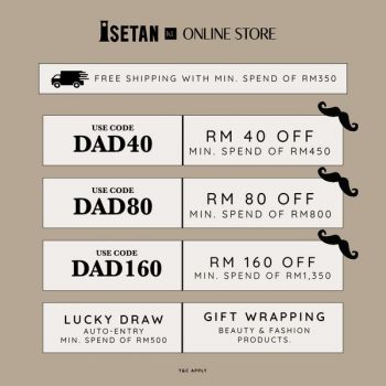 Isetan-Fathers-Day-Deal-1-350x350 - Johor Kedah Kelantan Kuala Lumpur Melaka Negeri Sembilan Online Store Others Pahang Penang Perak Perlis Promotions & Freebies Putrajaya Sabah Sarawak Selangor Terengganu 