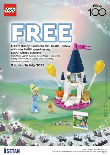 Isetan-LEGO-FREE-LEGO-Disney-Cinderella-Mini-Castle-Promotion-350x495 - Baby & Kids & Toys Kuala Lumpur Promotions & Freebies Selangor Toys 