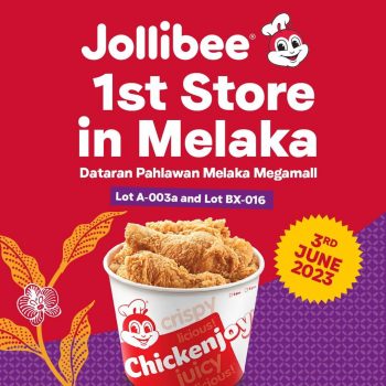 Jollibee-Opening-Deal-at-Melaka-350x350 - Beverages Fast Food Food , Restaurant & Pub Melaka Promotions & Freebies 