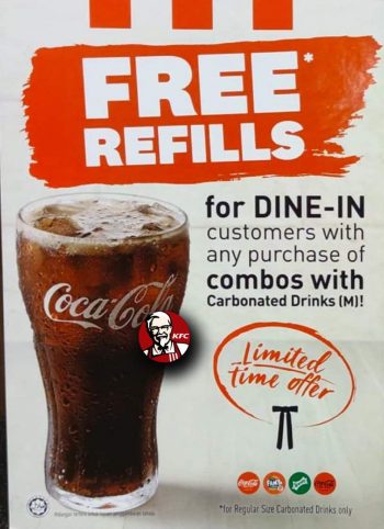 KFC-Free-Refills-Promotion-350x482 - Beverages Food , Restaurant & Pub Johor Kedah Kelantan Kuala Lumpur Melaka Negeri Sembilan Pahang Penang Perak Perlis Promotions & Freebies Putrajaya Sabah Sarawak Selangor Terengganu 
