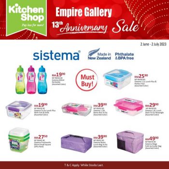Kitchen-Shop-13th-Anniversary-Sale-1-350x350 - Home & Garden & Tools Kitchenware Malaysia Sales Selangor 