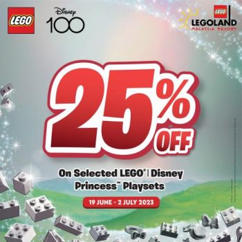 LEGOLAND-LEGO-25-OFF-Selected-Disney-Princess-Playsets-Promotion-350x350 - Baby & Kids & Parenting Johor Promotions & Freebies Toys 