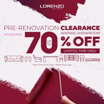 Lorenzo-Pre-Renovation-Clearance-Sale-350x350 - Beddings Furniture Home & Garden & Tools Kuala Lumpur Selangor Warehouse Sale & Clearance in Malaysia 
