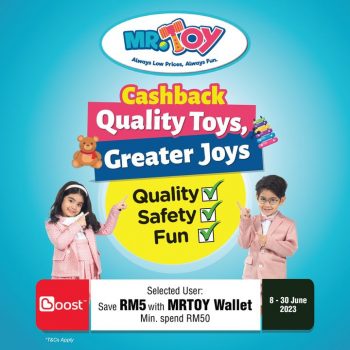 MR.TOY-Boost-RM5-Cashback-Promo-350x350 - Baby & Kids & Parenting Johor Kedah Kelantan Kuala Lumpur Melaka Negeri Sembilan Pahang Penang Perak Perlis Promotions & Freebies Putrajaya Sabah Sarawak Selangor Terengganu Toys 