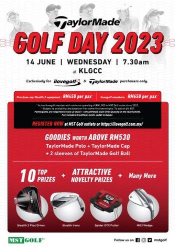 MST-Golf-TaylorMade-Golf-Day-2023-350x495 - Events & Fairs Golf Johor Kedah Kelantan Kuala Lumpur Melaka Negeri Sembilan Online Store Pahang Penang Perak Perlis Putrajaya Sabah Sarawak Selangor Sports,Leisure & Travel Terengganu 