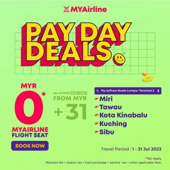 MYAirline-Payday-Sale-2-350x350 - Air Fare Johor Kedah Kelantan Kuala Lumpur Malaysia Sales Melaka Negeri Sembilan Online Store Pahang Penang Perak Perlis Putrajaya Sabah Sarawak Selangor Sports,Leisure & Travel Terengganu Travel Packages 