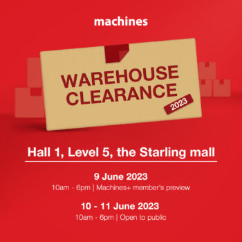 9 11 Jun 2023 Machines Warehouse Clearance at The Starling Mall