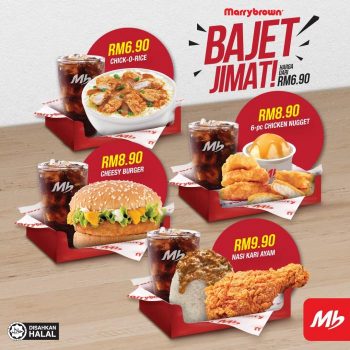 Marrybrown-Bajet-Jimat-Menu-from-RM6.90-Promotion-350x350 - Beverages Food , Restaurant & Pub Promotions & Freebies 