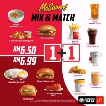 McDonalds-McSavers-Mix-Match-Promotion-350x350 - Beverages Fast Food Food , Restaurant & Pub Johor Kedah Kelantan Kuala Lumpur Melaka Negeri Sembilan Pahang Penang Perak Perlis Promotions & Freebies Putrajaya Sabah Sarawak Selangor Terengganu 