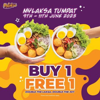 MyLaksa-Buy-1-Free-1-at-Tumpat-350x350 - Beverages Food , Restaurant & Pub Kelantan Promotions & Freebies 