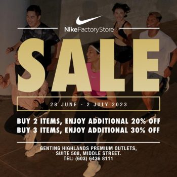 Nike-Factory-Store-Special-Sale-at-Genting-Highlands-Premium-Outlets-350x350 - Apparels Fashion Accessories Fashion Lifestyle & Department Store Footwear Malaysia Sales Pahang Sportswear 