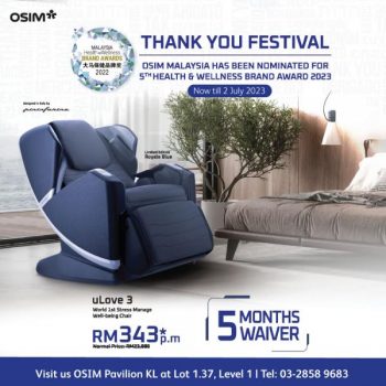 OSIM-uLove-3-Promotion-at-Pavilion-KL-350x350 - Kuala Lumpur Others Promotions & Freebies Selangor 