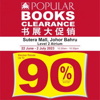 POPULAR-Book-Clearance-Sale-at-Sutera-Mall-Johor-Bahru-350x349 - Books & Magazines Johor Stationery Warehouse Sale & Clearance in Malaysia 