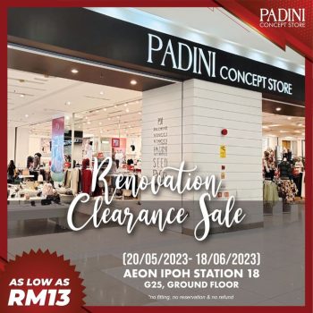 Padini-Clearance-Sale-at-AEON-Mall-Ipoh-Station-350x350 - Apparels Bags Fashion Accessories Fashion Lifestyle & Department Store Footwear Perak Warehouse Sale & Clearance in Malaysia 