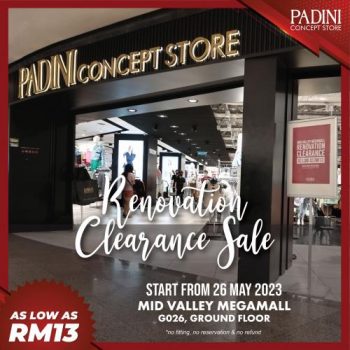 Padini-Concept-Store-Renovation-Clearance-Sale-at-Mid-Valley-350x350 - Apparels Fashion Accessories Fashion Lifestyle & Department Store Kuala Lumpur Selangor Warehouse Sale & Clearance in Malaysia 