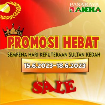 Pasaraya-Aneka-Gurun-Hari-Keputeraan-Sultan-Kedah-Promotion-350x350 - Kedah Promotions & Freebies Supermarket & Hypermarket 