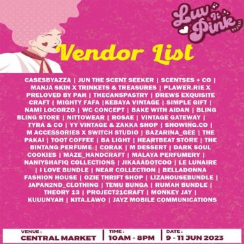Pink-World-with-LUV-IT-PINK-at-Central-Market-Kuala-Lumpur-1-350x350 - Events & Fairs Kuala Lumpur Others Selangor 