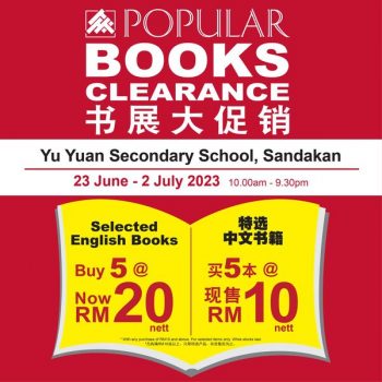 Popular-Book-Clearance-Sale-350x350 - Books & Magazines Sabah Stationery Warehouse Sale & Clearance in Malaysia 