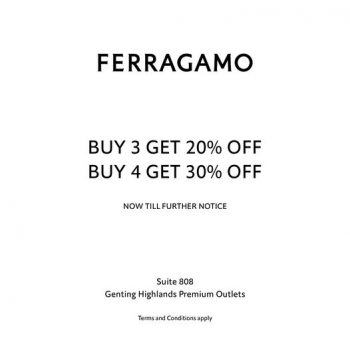 Salvatore-Ferragamo-Special-Sale-at-Genting-Highlands-Premium-Outlets-350x350 - Fashion Accessories Fashion Lifestyle & Department Store Malaysia Sales Pahang 
