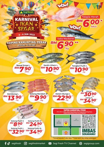 Segi-Fresh-Karnival-Ikan-Segar-Promotion-at-Taiping-Kamunting-Perak-350x495 - Perak Promotions & Freebies Supermarket & Hypermarket 