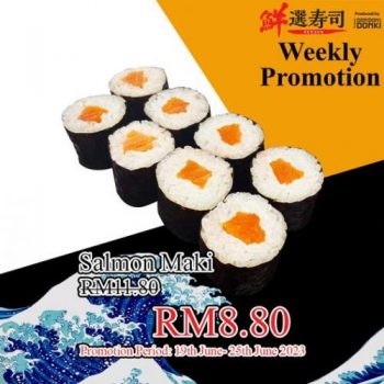 Sen-Sen-Sushi-Salmon-Maki-for-RM8.80-Promotion-350x350 - Beverages Food , Restaurant & Pub Promotions & Freebies Putrajaya Selangor Sushi 