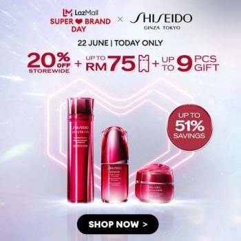 Shiseido-Super-Brand-Day-on-Lazada-350x350 - Beauty & Health Cosmetics Johor Kedah Kelantan Kuala Lumpur Melaka Negeri Sembilan Online Store Pahang Penang Perak Perlis Personal Care Promotions & Freebies Putrajaya Sabah Sarawak Selangor Skincare Terengganu 