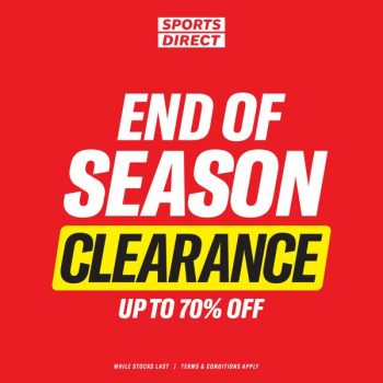 Sports-Direct-End-of-Season-Clearance-350x350 - Apparels Fashion Accessories Fashion Lifestyle & Department Store Footwear Johor Kedah Kelantan Kuala Lumpur Melaka Negeri Sembilan Pahang Penang Perak Perlis Putrajaya Sabah Sarawak Selangor Sportswear Terengganu Warehouse Sale & Clearance in Malaysia 