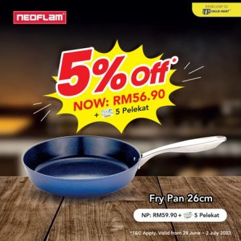 TF-Value-Mart-5-OFF-Neoflam-Inox-Cookware-Collection-Promotion-1-350x350 - Johor Kedah Kelantan Kuala Lumpur Melaka Negeri Sembilan Pahang Penang Perak Perlis Promotions & Freebies Putrajaya Sabah Sarawak Selangor Supermarket & Hypermarket Terengganu 