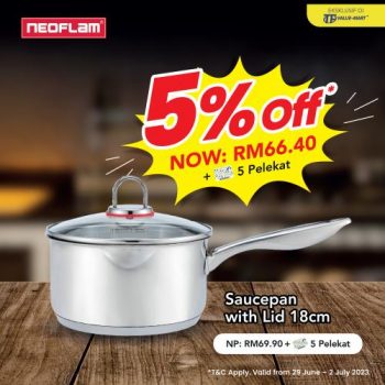 TF-Value-Mart-5-OFF-Neoflam-Inox-Cookware-Collection-Promotion-2-350x350 - Johor Kedah Kelantan Kuala Lumpur Melaka Negeri Sembilan Pahang Penang Perak Perlis Promotions & Freebies Putrajaya Sabah Sarawak Selangor Supermarket & Hypermarket Terengganu 