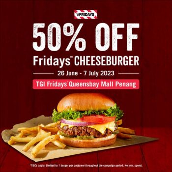 TGI-Fridays-50-off-Promo-350x350 - Beverages Food , Restaurant & Pub Penang Promotions & Freebies 